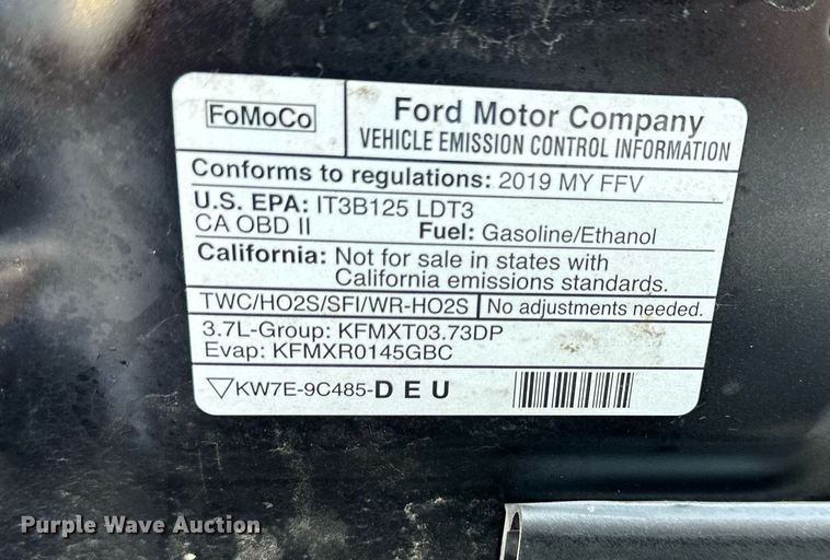 image for item DS2370 2019 Ford Explorer  Police Interceptor SUV