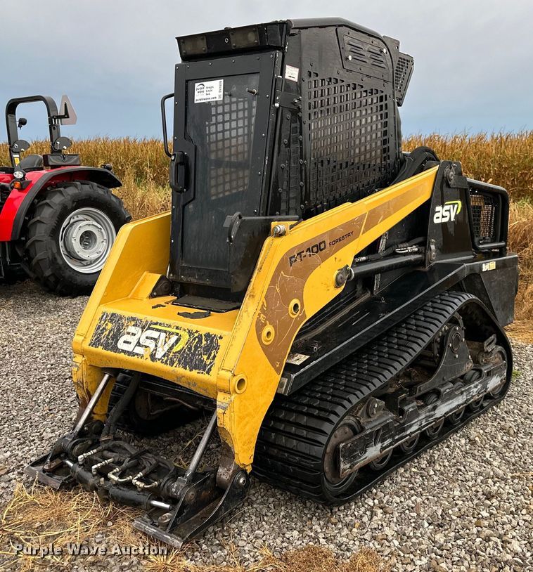 image for item DV1028 2009 ASV Posi-Track PT-100 Forestry  tracked skid steer loader