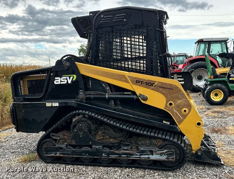 image for item DV1028 2009 ASV Posi-Track PT-100 Forestry  tracked skid steer loader