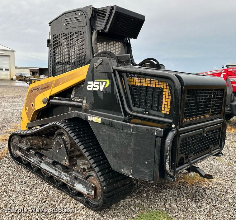 image for item DV1028 2009 ASV Posi-Track PT-100 Forestry  tracked skid steer loader