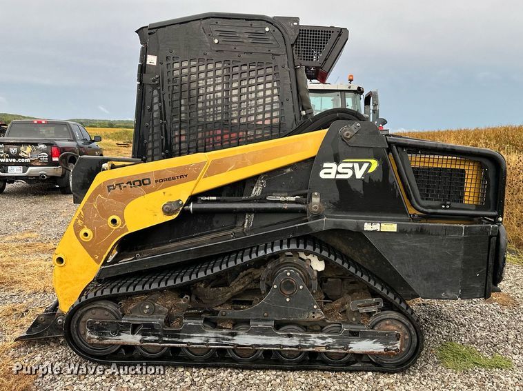 image for item DV1028 2009 ASV Posi-Track PT-100 Forestry  tracked skid steer loader