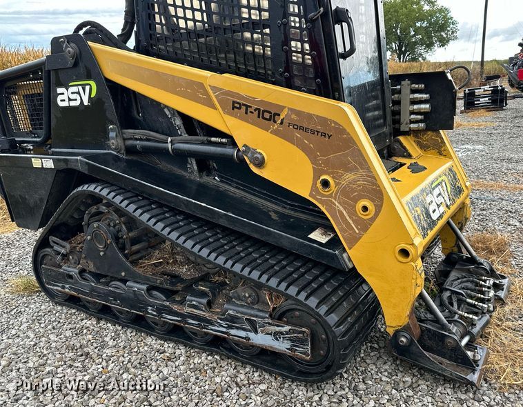 image for item DV1028 2009 ASV Posi-Track PT-100 Forestry  tracked skid steer loader