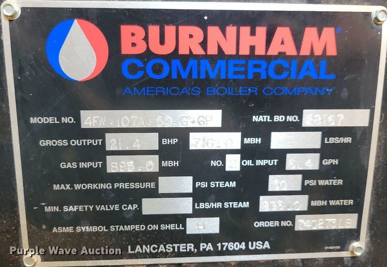 image for item IQ9906 Burnham Commercial boiler