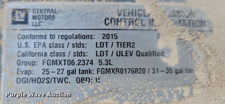 image for item IQ9915 2015 Chevrolet Silverado 1500  Double Cab pickup truck