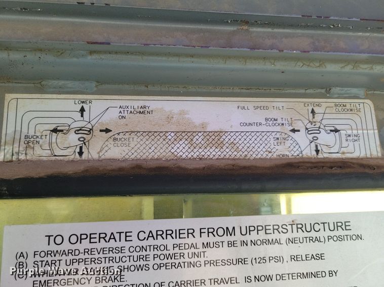 image for item IQ9920 1999 Gradall XL4100  wheeled excavator