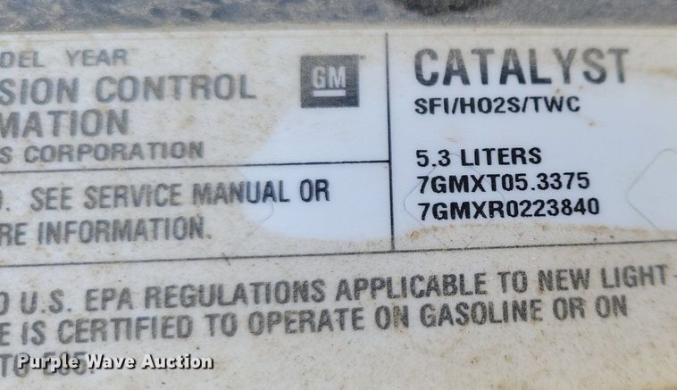 image for item IQ9923 2007 Chevrolet Silverado 1500  pickup truck