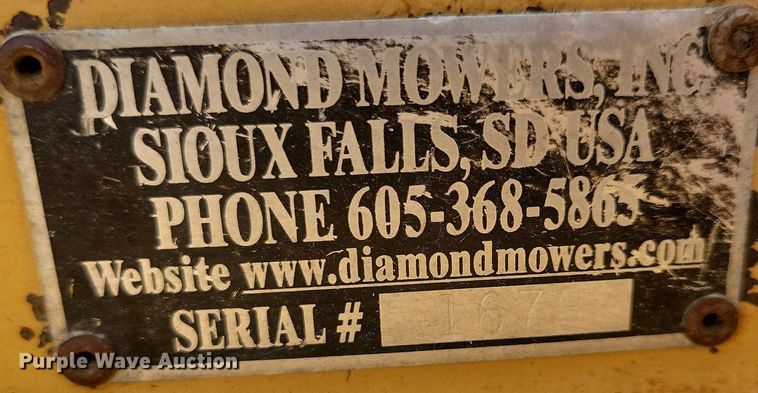 image for item IQ9925 Diamond  side boom rotary mower