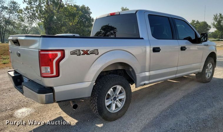 image for item JE9559 2016 Ford F150 XLT  SuperCrew pickup truck