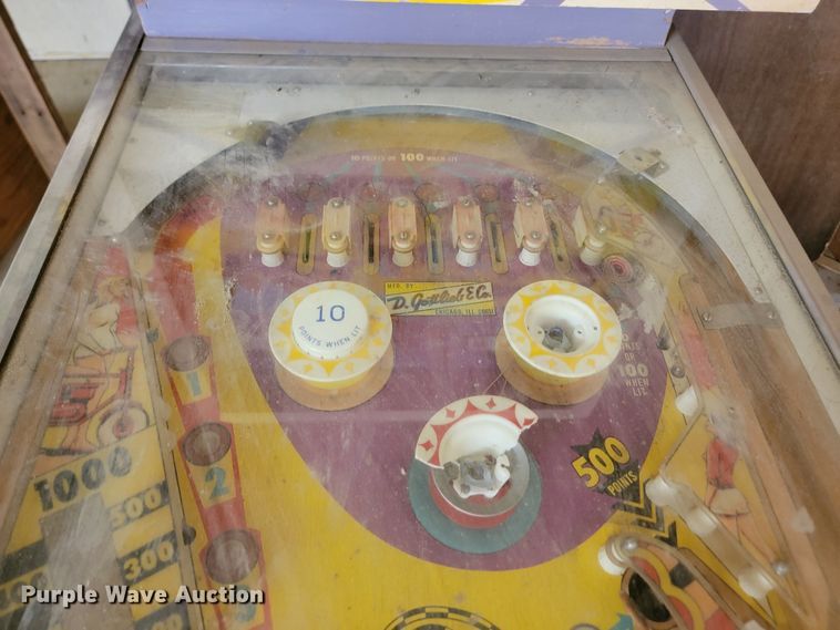 image for item JW9699 D. Gottlieb & Co.  pinball machine