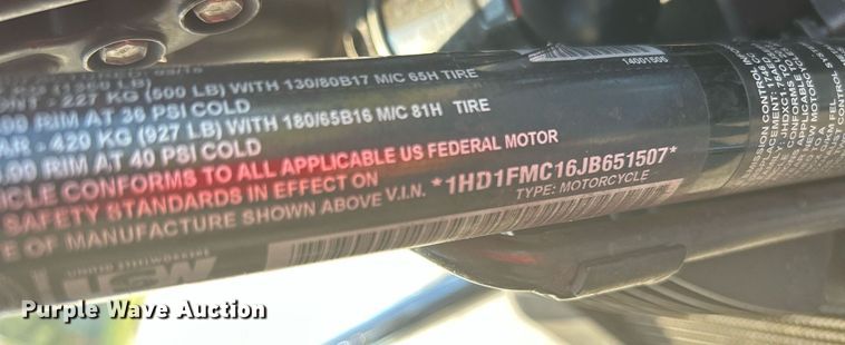 image for item KH9479 2018 Harley Davidson Electraglide  motorcycle