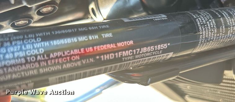 image for item KH9480 2018 Harley Davidson Electraglide  motorcycle