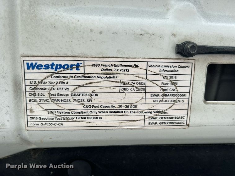 image for item KH9486 2016 Ford F150  pickup truck