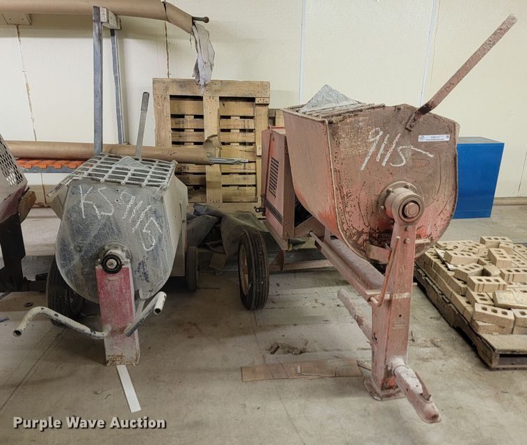 image for item KS9115 (2) cement mixers