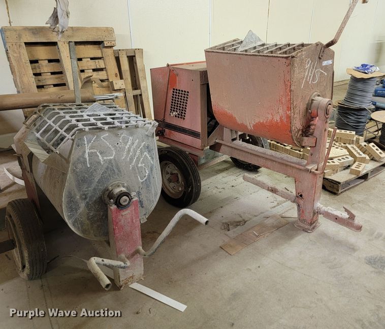 image for item KS9115 (2) cement mixers