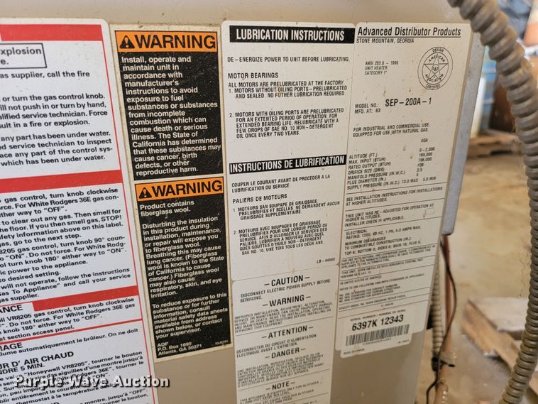 image for item KS9205 (4) furnaces