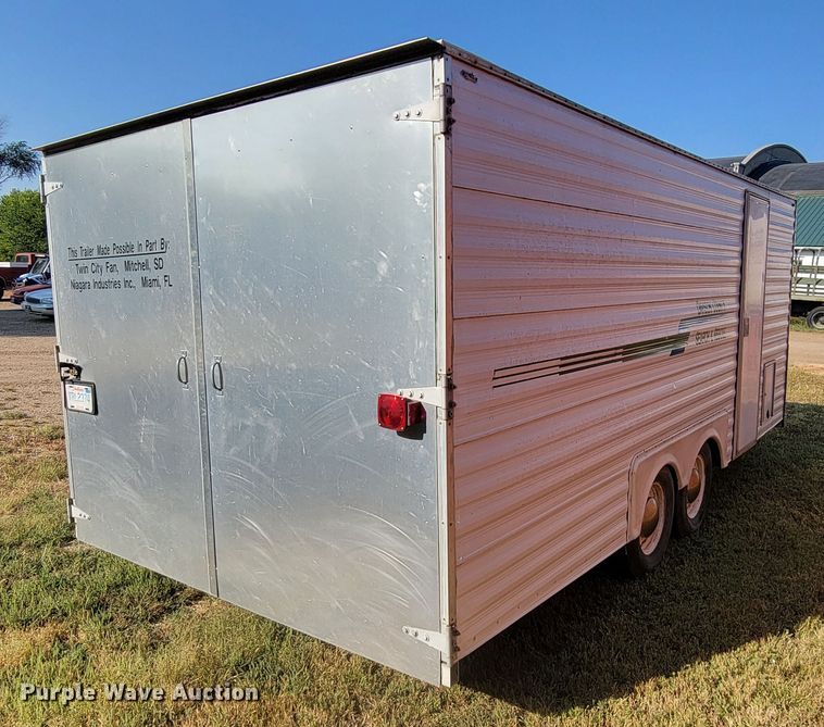 image for item KS9208 1985 U-Betcha Inc  enclosed cargo trailer