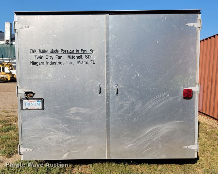 image for item KS9208 1985 U-Betcha Inc  enclosed cargo trailer