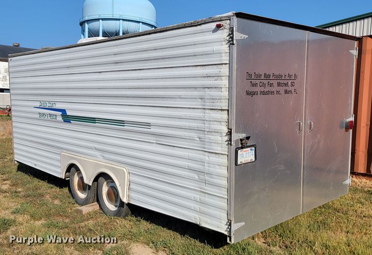 image for item KS9208 1985 U-Betcha Inc  enclosed cargo trailer