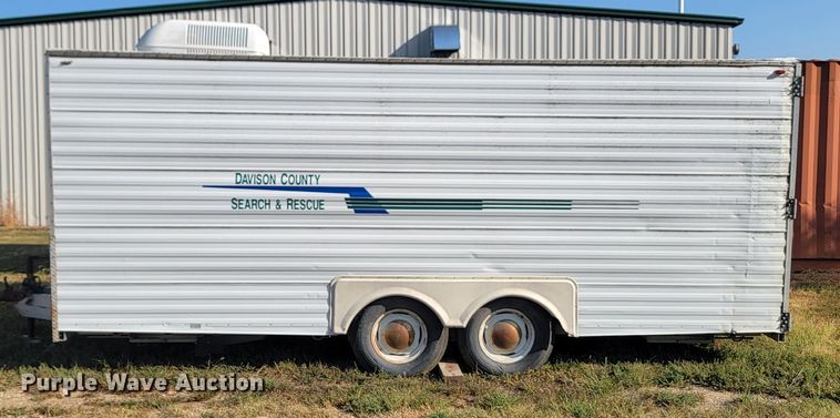image for item KS9208 1985 U-Betcha Inc  enclosed cargo trailer