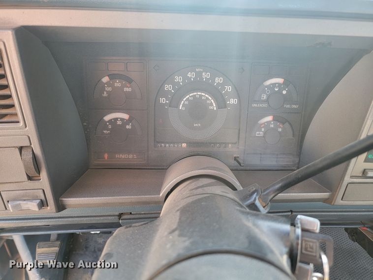 image for item KS9210 1990  Chevrolet C3500  flatbed pickup truck