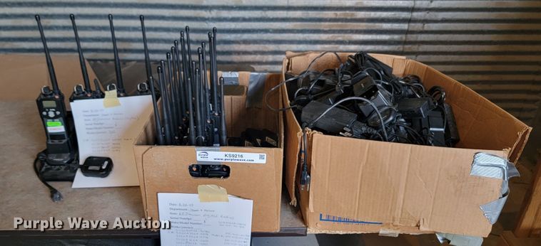 image for item KS9216 (23) EF Johnson two way radios