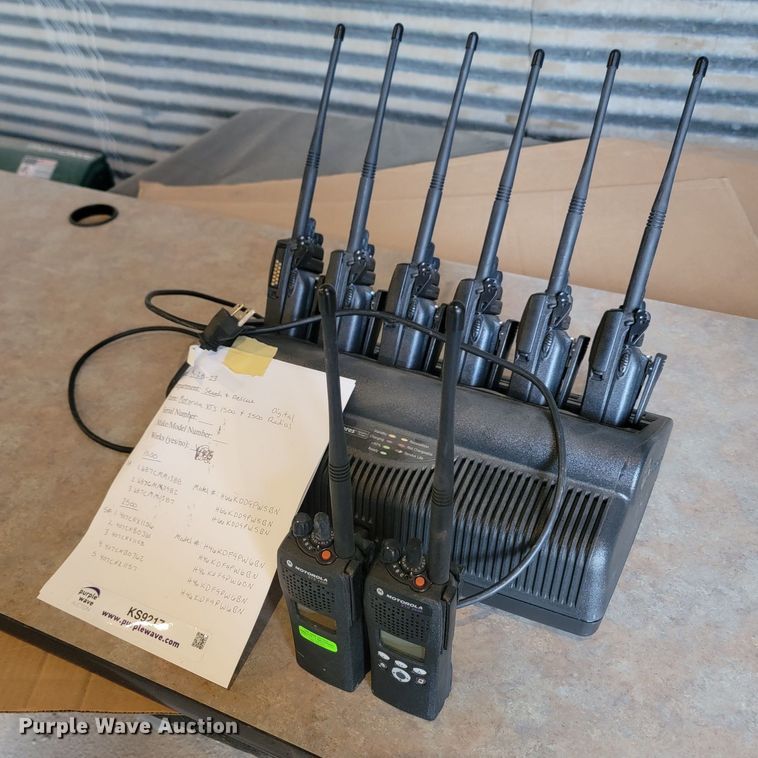 image for item KS9217 (8) Motorola XTS-1500 two way radios