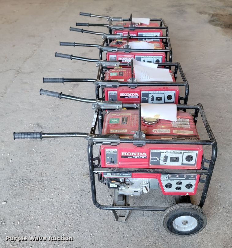 image for item KS9218 (4) Honda EB5000 generators