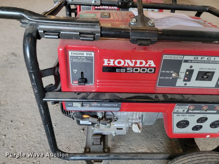 image for item KS9218 (4) Honda EB5000 generators