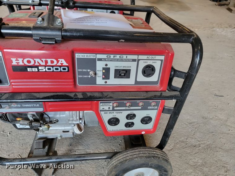 image for item KS9218 (4) Honda EB5000 generators
