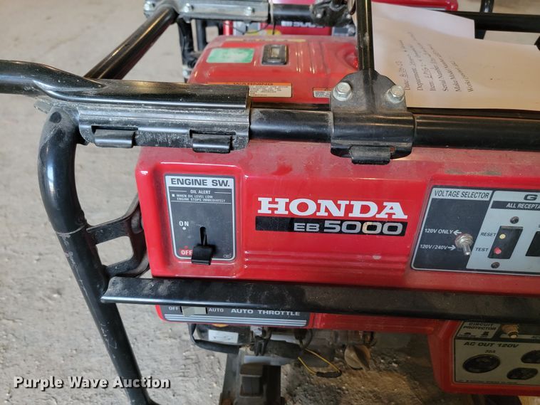 image for item KS9218 (4) Honda EB5000 generators
