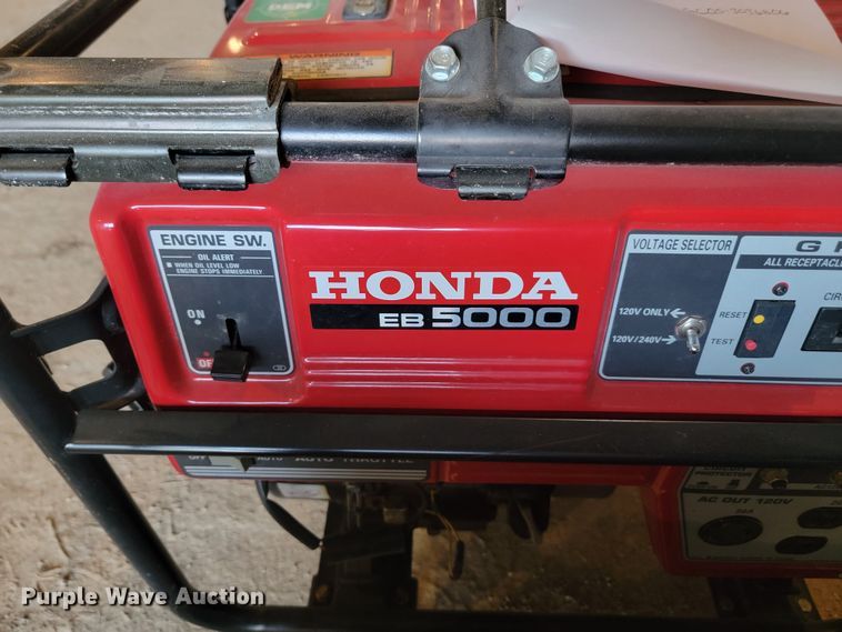image for item KS9218 (4) Honda EB5000 generators