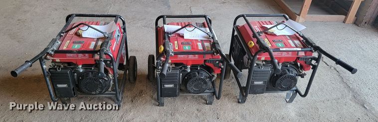 image for item KS9219 (3) Honda EB5000 generators