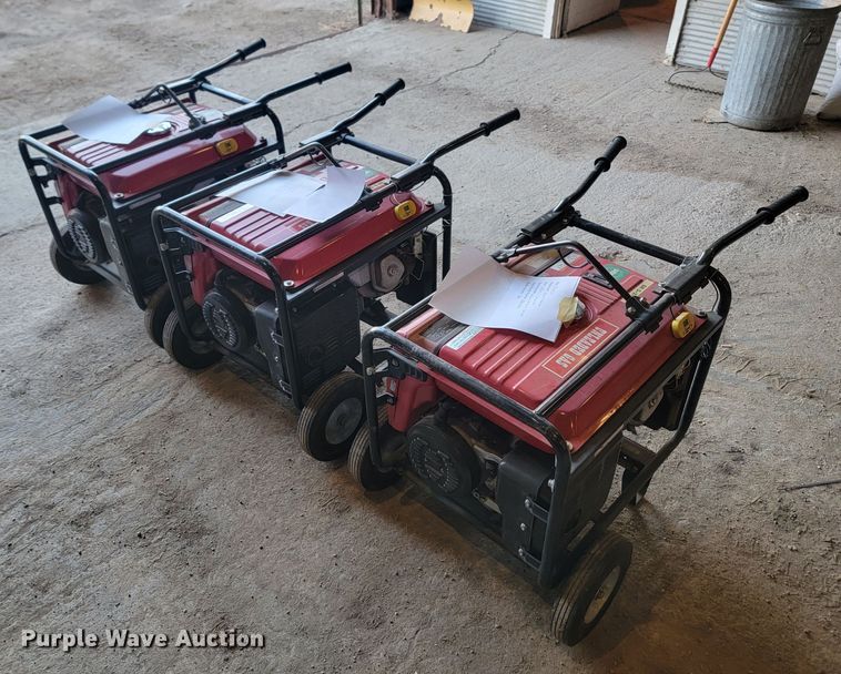 image for item KS9219 (3) Honda EB5000 generators