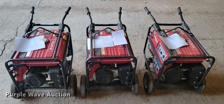 image for item KS9219 (3) Honda EB5000 generators