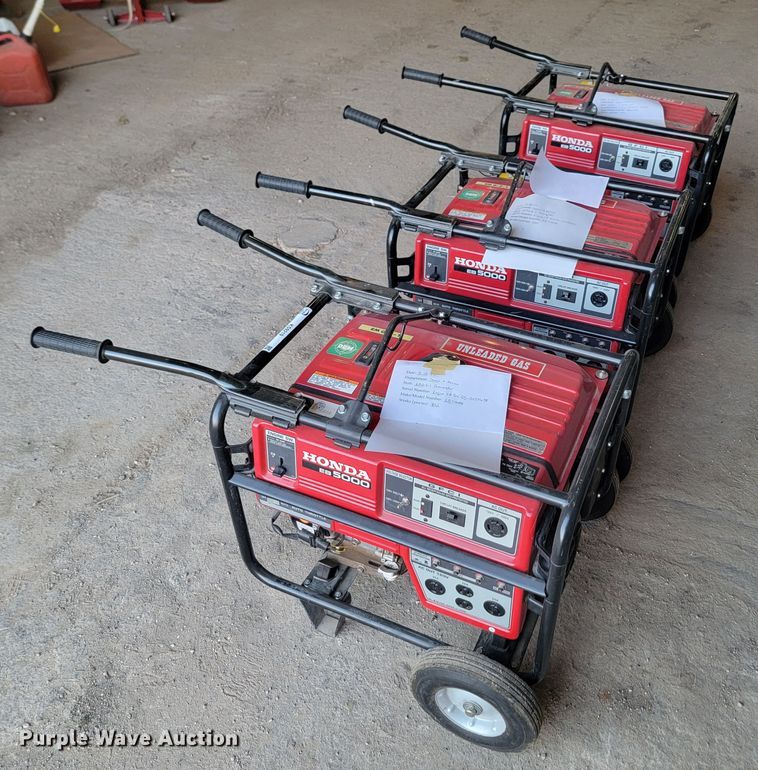 image for item KS9219 (3) Honda EB5000 generators