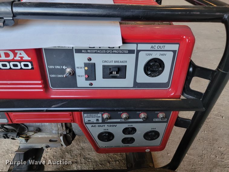 image for item KS9219 (3) Honda EB5000 generators