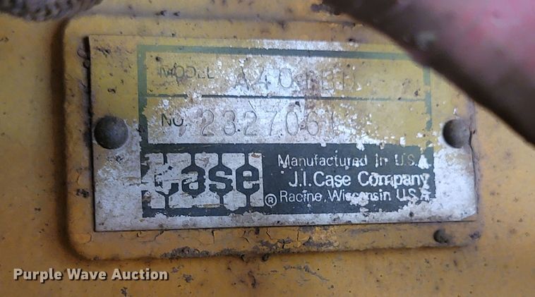 image for item KS9246 1971 Case W20  wheel loader