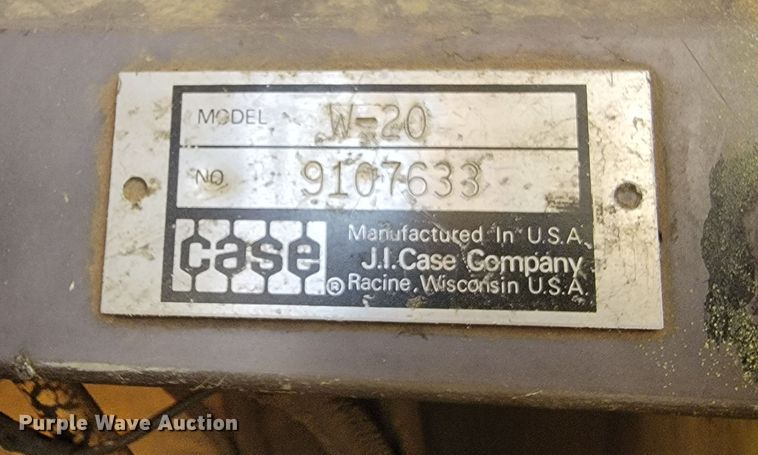 image for item KS9246 1971 Case W20  wheel loader