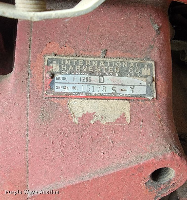 image for item KS9249 International Farmall 1206  tractor