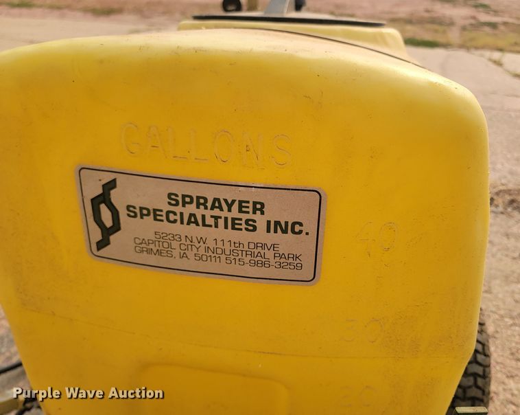 image for item KS9251 Sprayer Specialties Inc.  turf sprayer