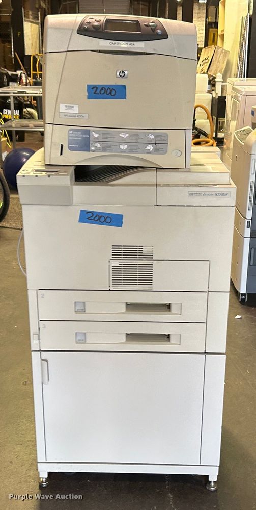 image for item LE9636 (2) HP LaserJet printers