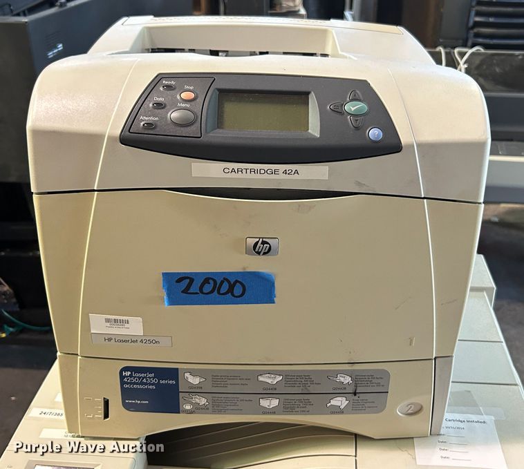 image for item LE9636 (2) HP LaserJet printers