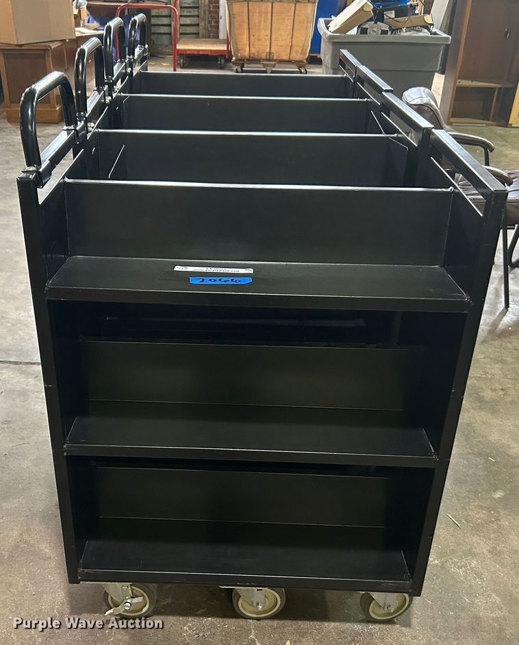 image for item LE9685 (4) Demco book carts