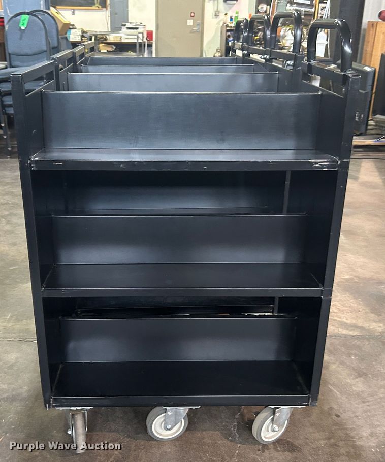 image for item LE9685 (4) Demco book carts