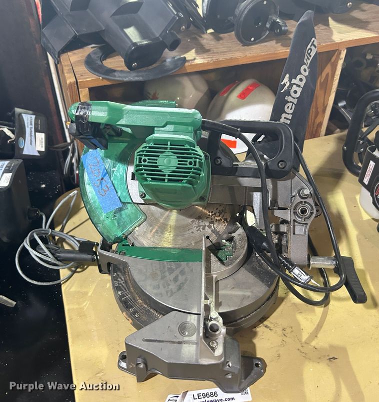 image for item LE9686 Metabo HPT  compound miter saw