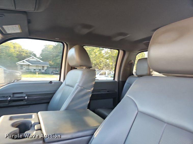 image for item LE9727 2014 Ford F350  Crew Cab utility bed pickup truck