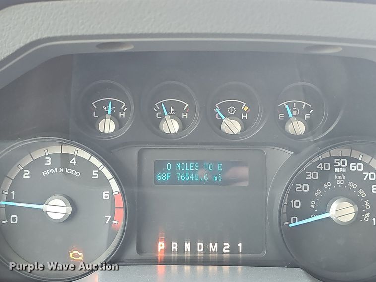 image for item LE9727 2014 Ford F350  Crew Cab utility bed pickup truck