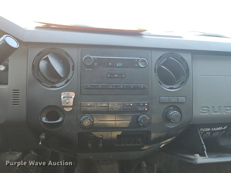 image for item LE9727 2014 Ford F350  Crew Cab utility bed pickup truck