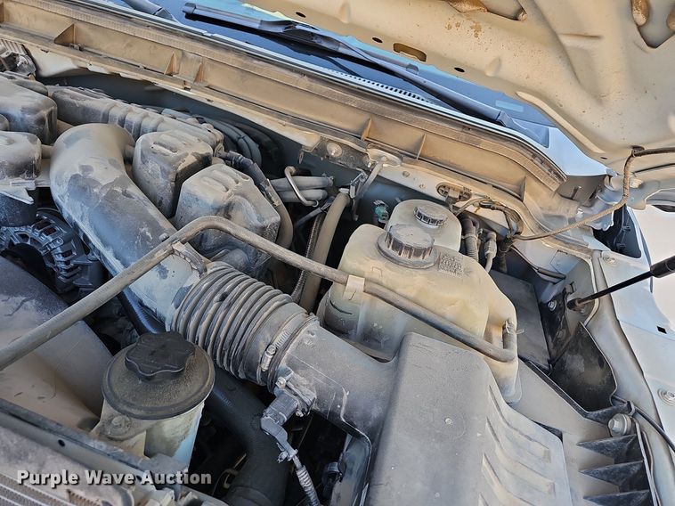 image for item LE9727 2014 Ford F350  Crew Cab utility bed pickup truck