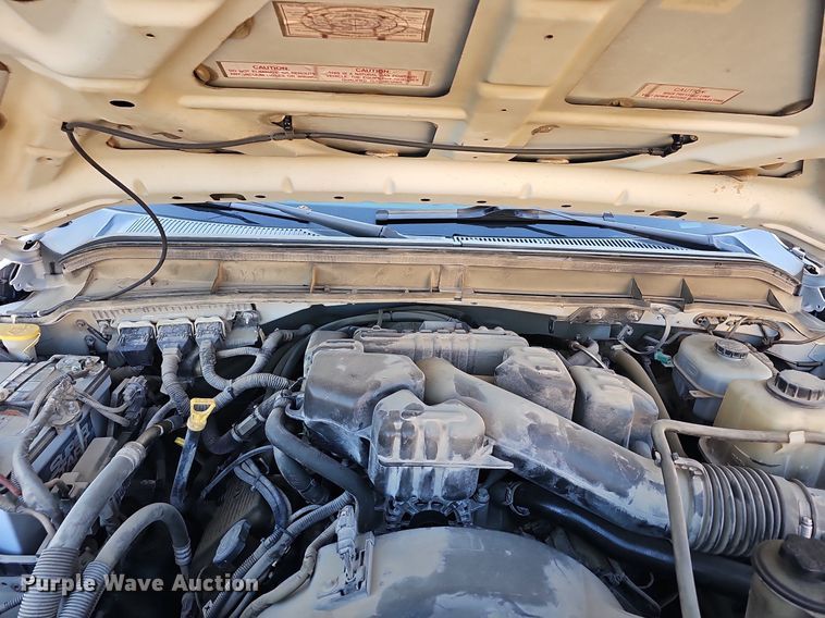 image for item LE9727 2014 Ford F350  Crew Cab utility bed pickup truck